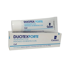 DUOTEX FORTE 0.3% + 2.5%  GEL CAJA TUBO X 30 G CASSARA