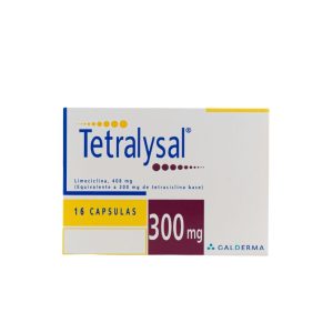TETRALYSAL 300 MG CAJA X 16 CAPS. GALDERMA